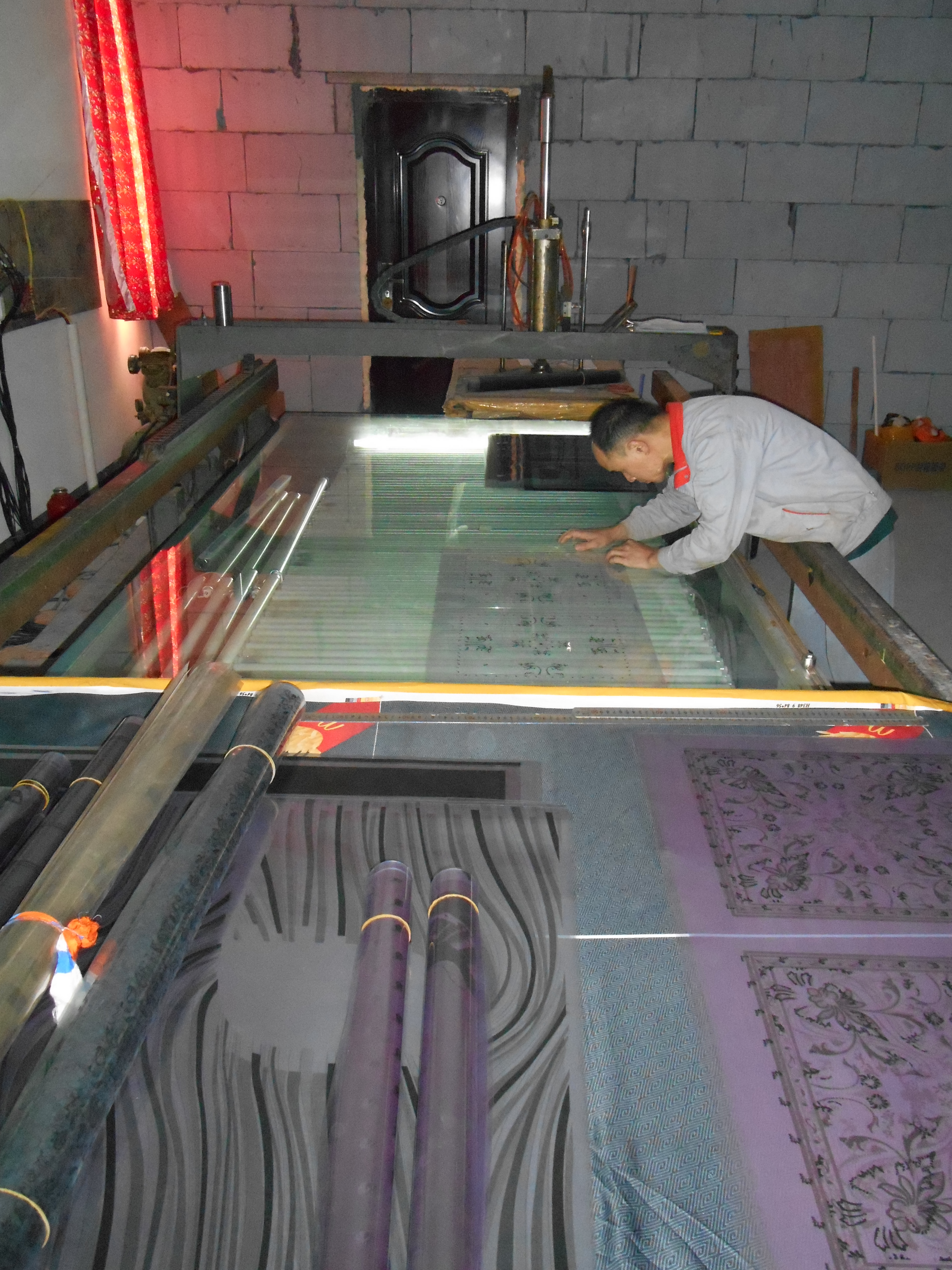 2015, April, 10th, China, Shengzhou, Yazhou production, screen making 1