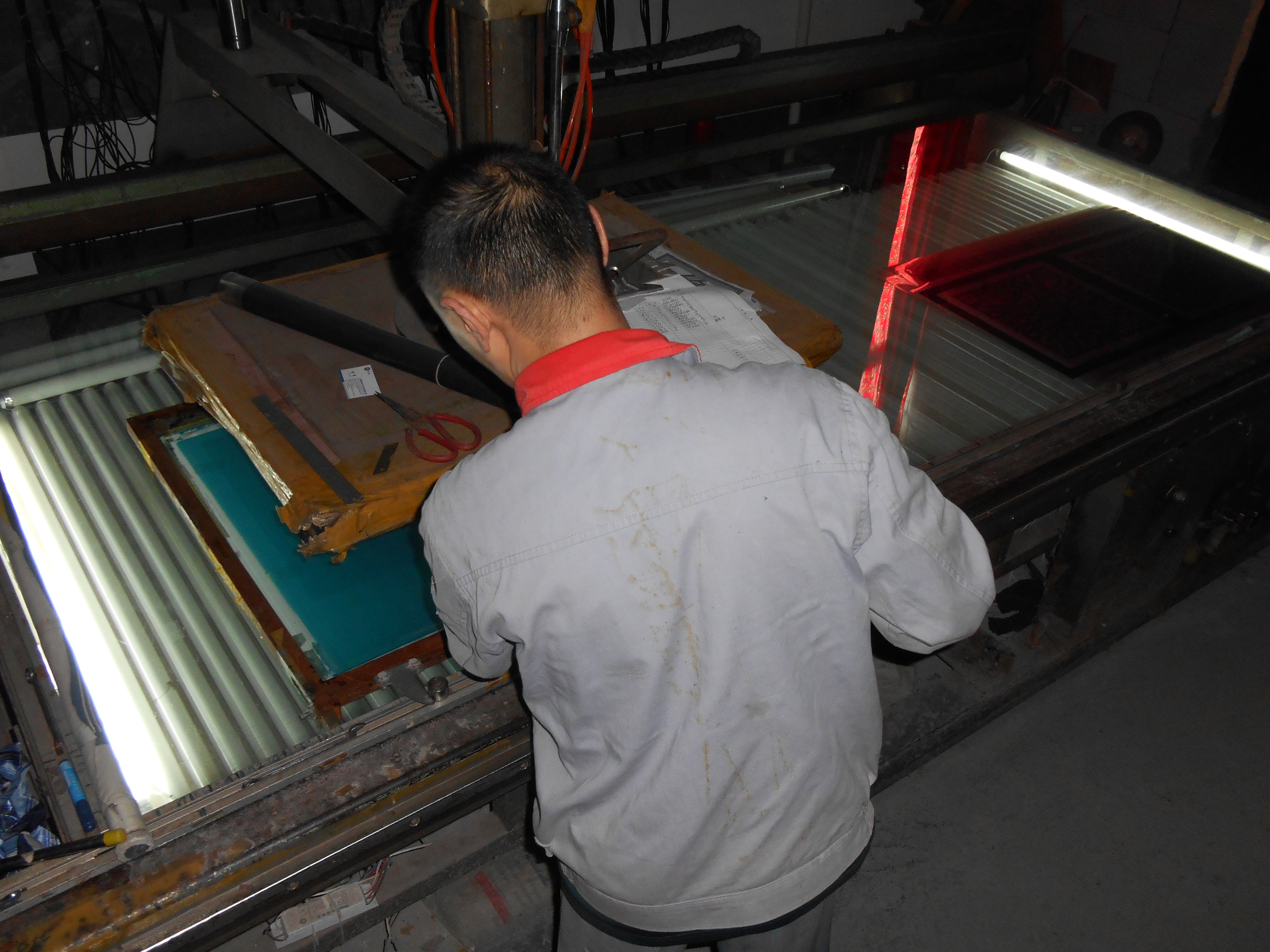 2015, April, 10th, China, Shengzhou, Yazhou production, screen making 5