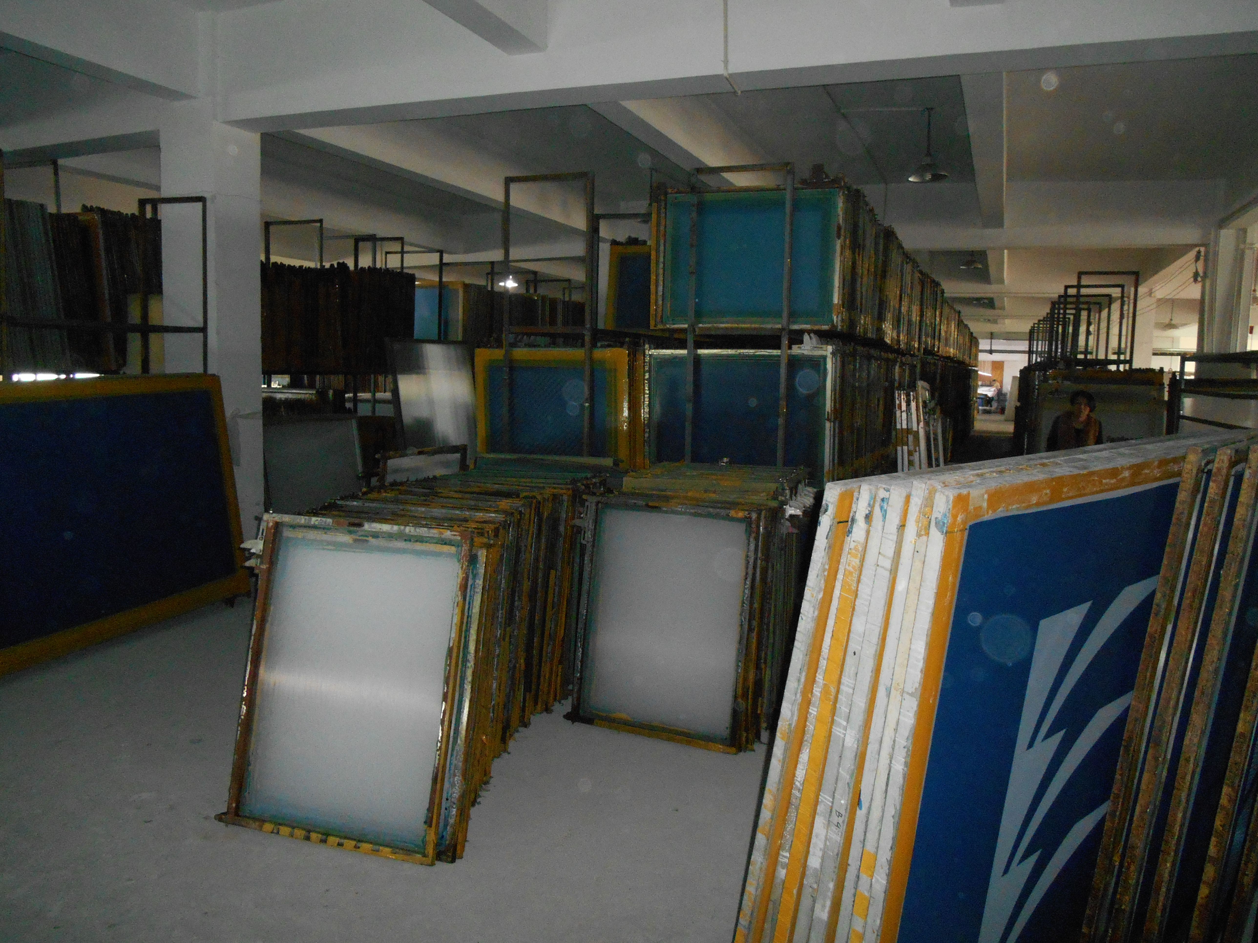 2015, April, 10th, China, Shengzhou, Yazhou production, screen stock